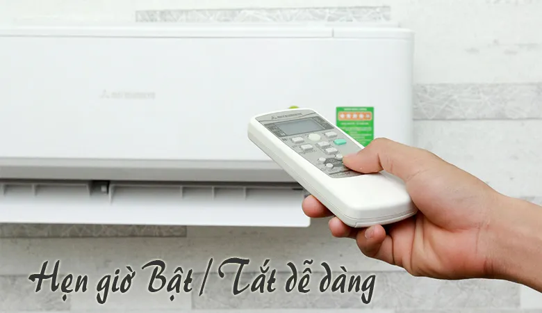 Hẹn giờ tắt bật dễ dàng